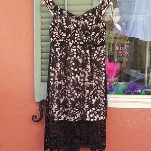 1940 inspired lace cocktail dress